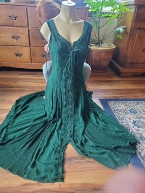 Hunter Green Holyclothing Trinity Maxi Dress